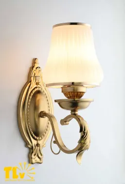Đèn Vách Tường Tân Cổ Điển Chao Thủy Tinh TLV - Đèn Tường Cao Cấp